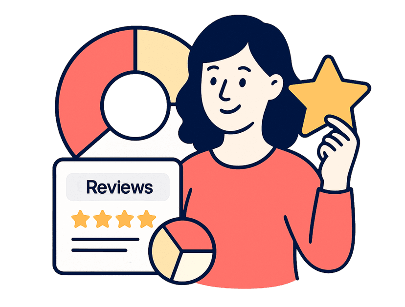 Business reputation chart